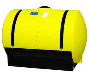 *HORIZ. TANK: 48" X 500 GAL, YELLOW STD